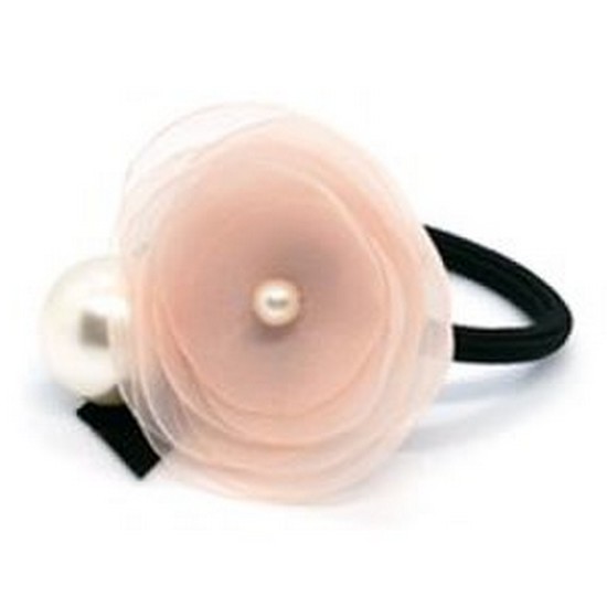 오뜨르뒤몽드 pearl pink flower elastic band_이미지