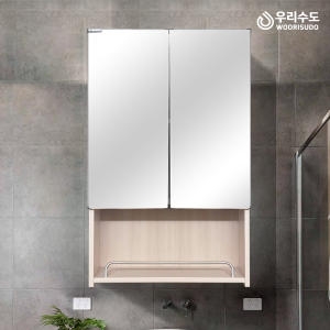 우리수도 전면거울 누드장 욕실장 수납장 500x800cm