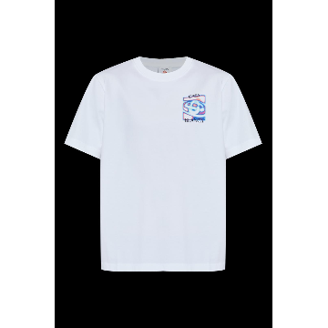 카사블랑카 CASABLANCA T 셔츠 with 로고 MSP26JTS001060HEATMAP TP5704397