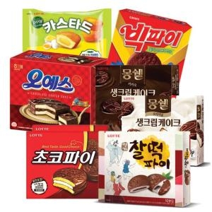 [불명] 초코파이 몽쉘 오예스등 파이세트 7종