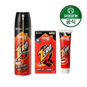  유한양행 해피홈 큰 바퀴벌레용 제거 Kit 겔 60g+베이트 8입+바퀴제로 에어로솔