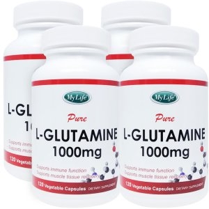 마이라이프 내추럴스 L-글루타민 1000mg 120정 (4개)_이미지