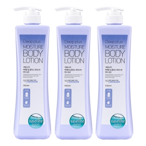 웰코스 과일나라 바세린 딥 플러스 모이스처 바디 로션 1000ml (3개)
