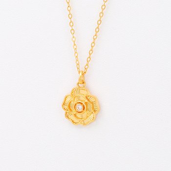 혼골드모아 골드모아 순금 [오르망 플라워] 목걸이 3.75g