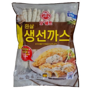 오쉐프 흰살 생선까스 1.2kg 도시락 생선가스