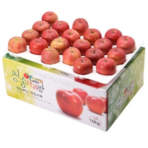  아침햇살농장 청송 꿀사과 소과 40~42과 10kg [1개]