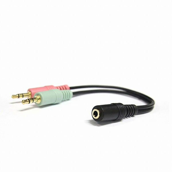 탑라인에이치디 HDTOP 3극 Y 4극 스테레오 케이블 (HT-Y2S15, 15cm)_이미지