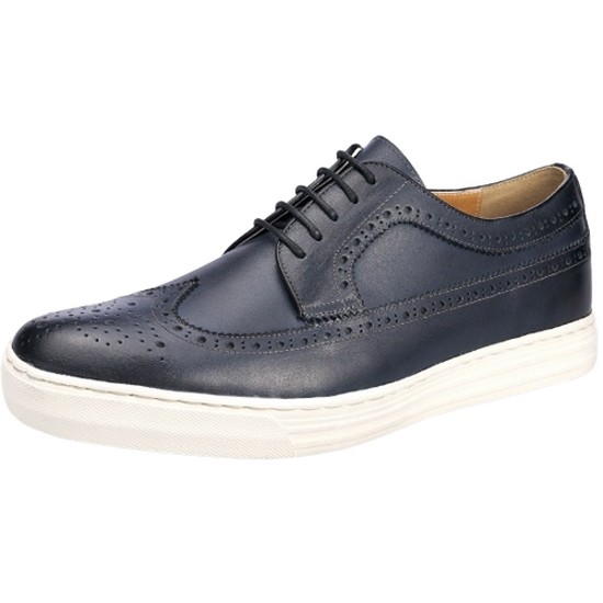 바이클럽 보닌 소가죽 윙팁 수제 캐주얼화 IN612DNV