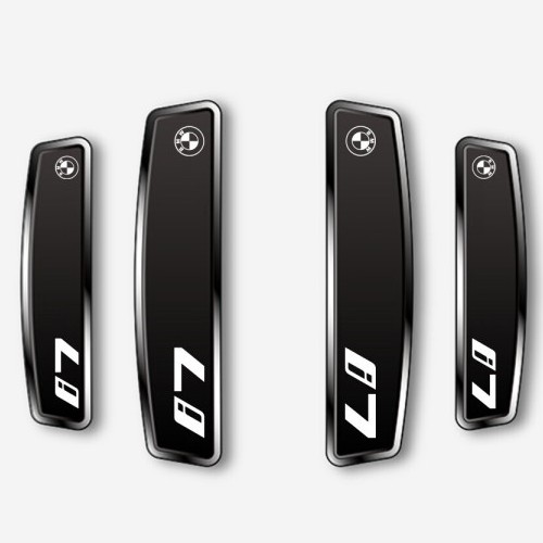 DXSOAUTO 블랙 쉴드 엠블럼 도어가드 (BMW i7)_이미지