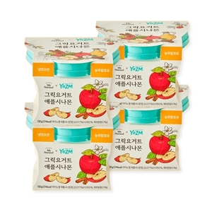 요즘 마이노멀 애플시나몬 그릭요거트 130g (4개)_이미지