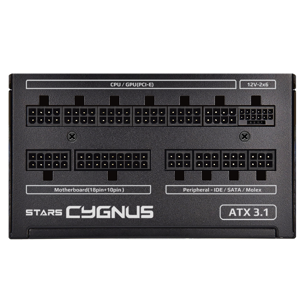 맥스엘리트 STARS CYGNUS 1000W 80PLUS골드 풀모듈러 ATX3.1_이미지