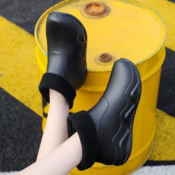 더블디 남녀공용 2컬러 컴포트폼 방한 기모 레인부츠 TAIN49 43378370A