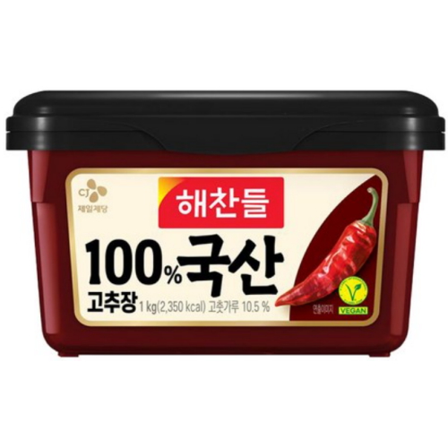 해찬들 100% 국산 고추장 1kg (4개)_이미지