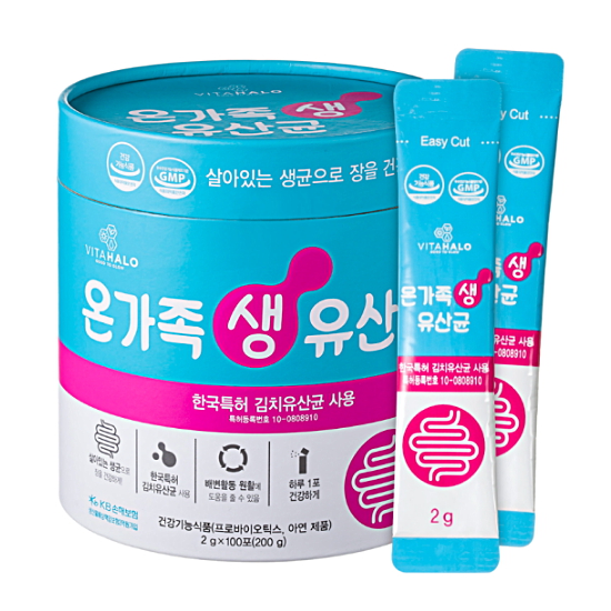 쿠팡 비타할로 온가족 생유산균 100포 (1개)