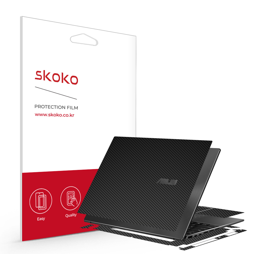 스코코 ASUS 젠북 14X OLED UM5401QA 유니스킨 전신 외부보호필름_이미지