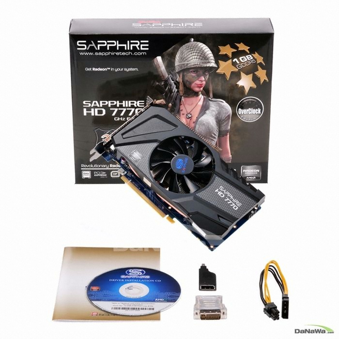 SAPPHIRE 라데온 HD 7770 OC GHz Edition D5 1GB_이미지