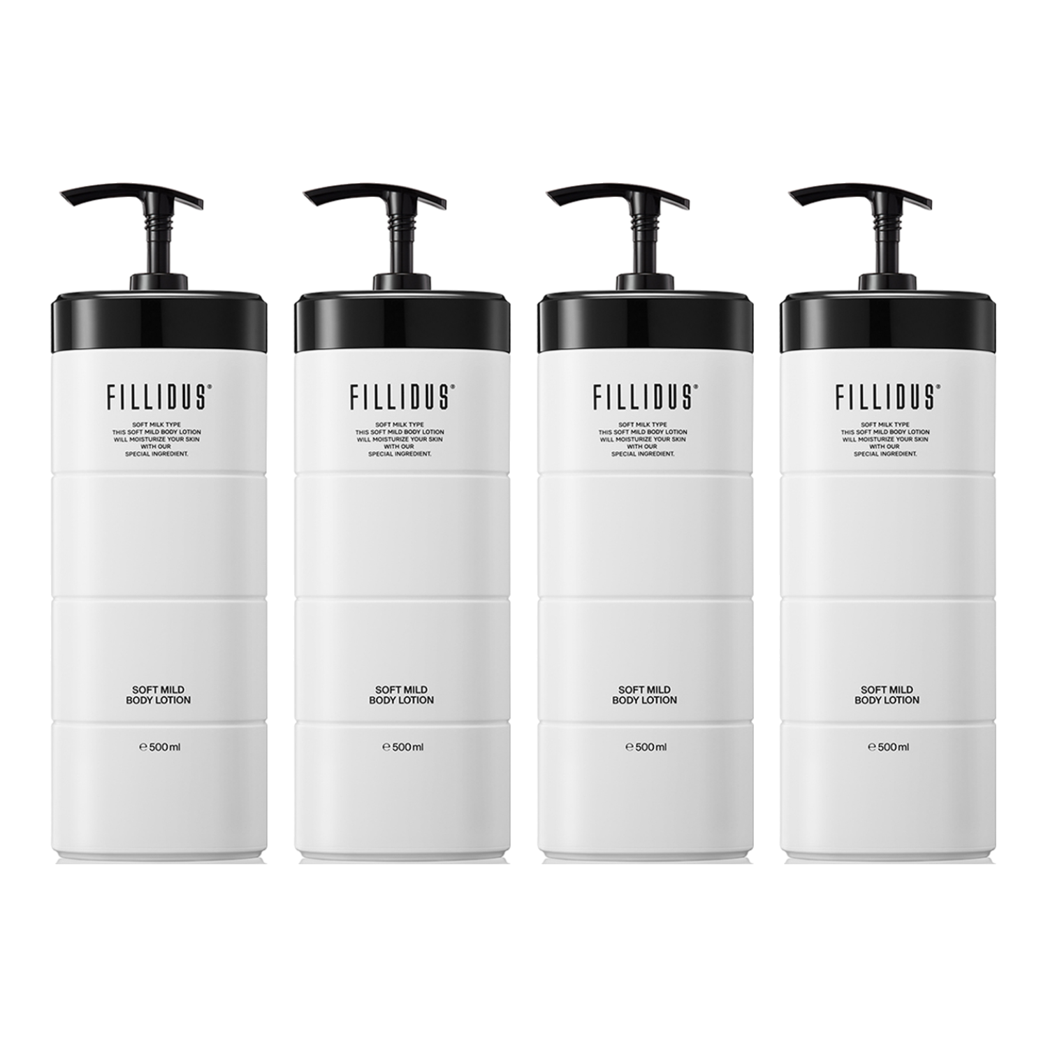 동아제약 필리더스 마일드 바디로션 500ml (4개)_이미지