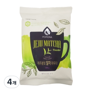(주)카파아이엔티 포모나 제주봄빛 말차 파우더 500g (4개)_이미지