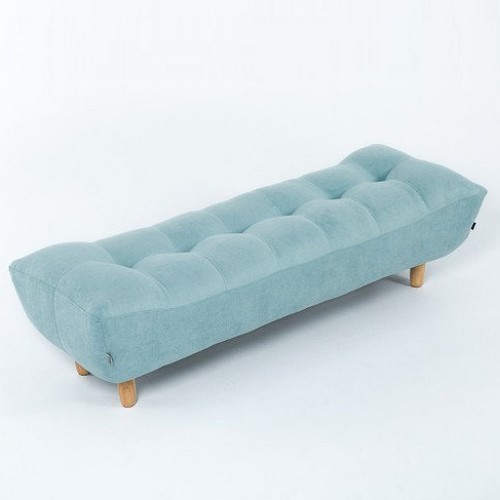 에보니아  포그 벤치 패브릭 소파 3인용