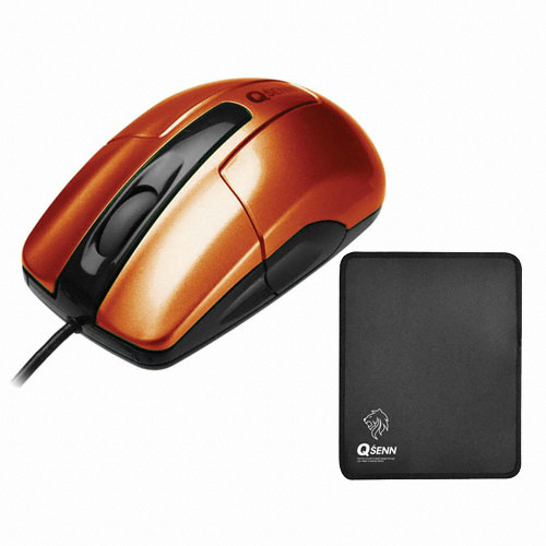 지피전자 QSENN GP-M9000 PLUS (오렌지, GP-MP460 패드 증정)_이미지