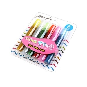 반짝이풀 6색 카드 사진 다이어리 꾸미기
