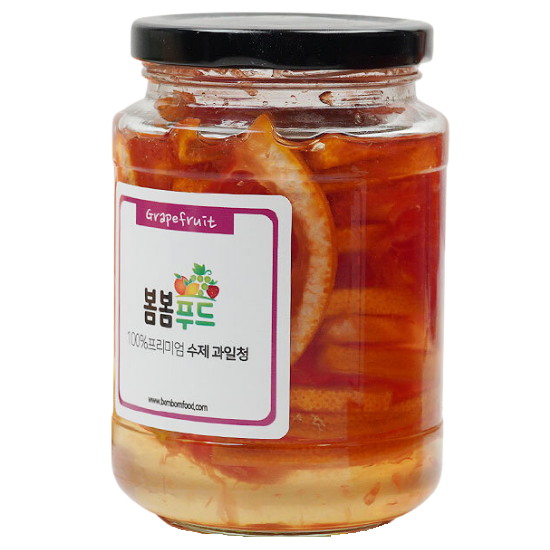 봄봄푸드 자몽청 500g (슬라이스) (2개)_이미지