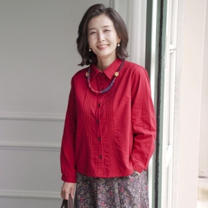 쉬즈마담 T56972 개량한복 핀턱라인 면남방/중년여성옷 48577_5007162659_이미지