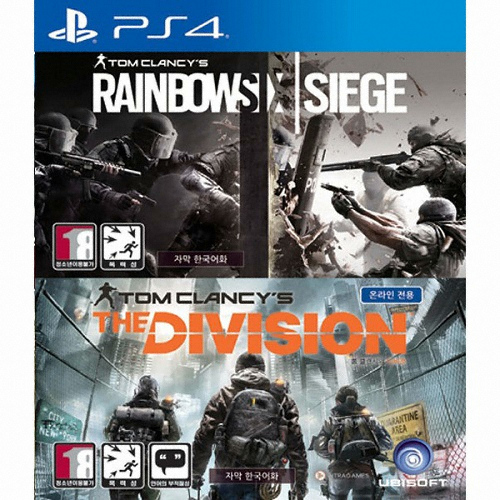 레인보우식스 시즈 + 톰 클랜시의 더 디비전 번들팩 PS4 한글판_이미지
