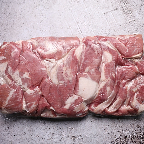 꾼고기 미추리삼겹살 원육 한판 4~5kg (1개)