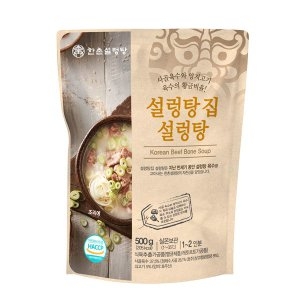 식탁이야기 한촌설렁탕 설렁탕집 설렁탕 500g 4팩_이미지