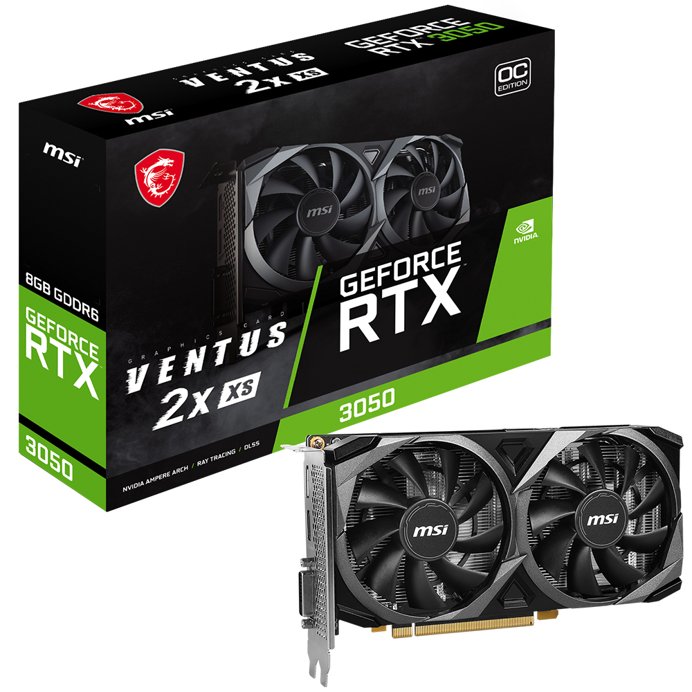 MSI 지포스 RTX 3050 벤투스 2X XS OC D6 8GB이미지입니다. 누르면 해당 게시물로 새창이동합니다.