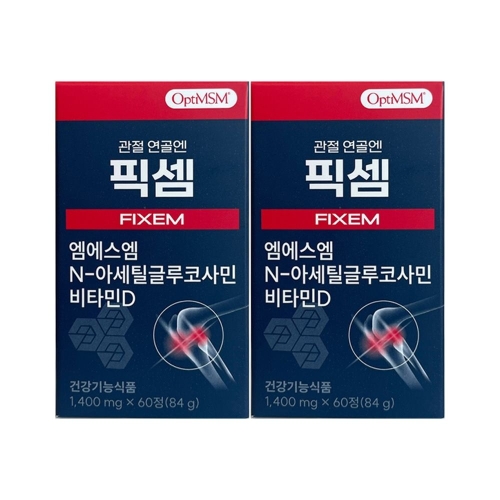 아미코젠 템스원 관절 연골엔 픽셈 1400mg 60정 (2개)_이미지