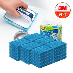 3M 스카치브라이트 크린스틱 뉴올인원 욕실청소용 리필 30입