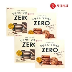 제로 초콜릿칩 쿠키 168g x 2개 + 카카오케이크 171g x 2개 세트