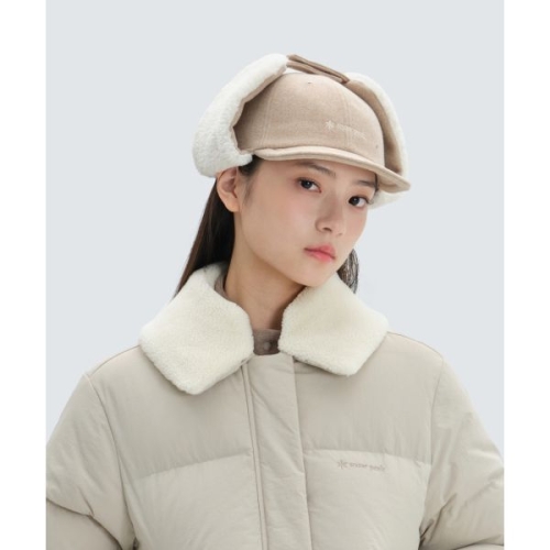 스노우피크 모직 부클 이어캡 S24WUFBC67 베이지