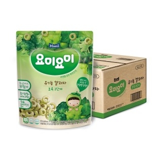 요미요미 유기농과자 초록2단계 25GX8봉/아기간식