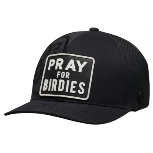 지포어 PRAY FOR BIRDIES 패치 퍼포레이티드 델타 햇 오닉스 GMH000106_이미지