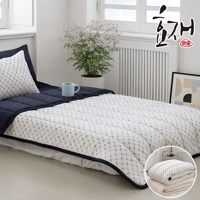 리빙앤홈 효재 요크 간절기 옥수수솜 침구세트