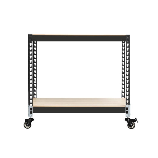 스피드랙 우레탄바퀴 2단 이동식 선반 1200x400 (90cm(높이))_이미지