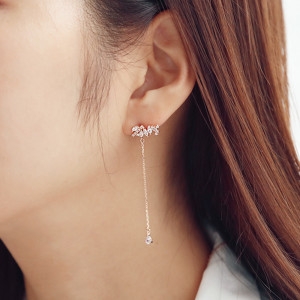 헤스티아 핸드메이드+쇼핑백/Gioia/ Byron 925 Silver Earring HTJK-50284_이미지