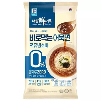 사조대림 대림선 바로먹는 어묵면 <b>쯔유</b>냉소바 281g