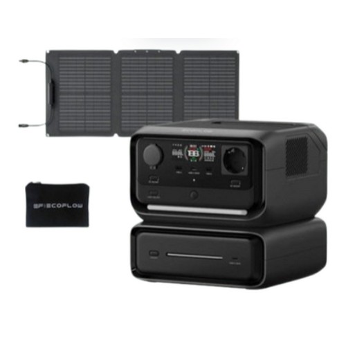 에코플로우 리버3 플러스 파워뱅크 (+ 60W 태양광 패널, 추가 배터리)_이미지