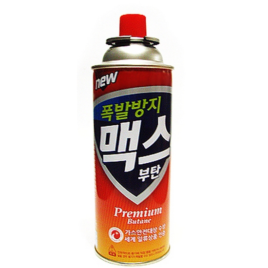 맥선 맥스 폭발방지 부탄가스 220g이미지입니다. 누르면 해당 게시물로 새창이동합니다.