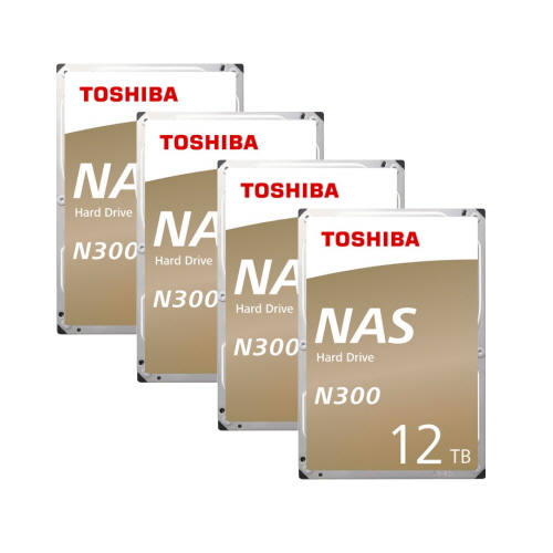 도시바 N300 패키지 7200/256M HDWG21C (4x12TB)_이미지