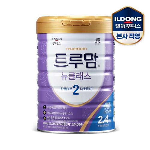 일동후디스 2024 NEW 트루맘 뉴클래스 슈퍼프리미엄 2단계 800g이미지입니다. 누르면 해당 게시물로 새창이동합니다.