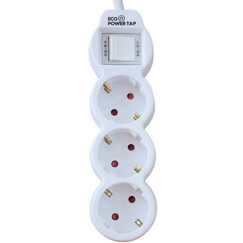 스마트파워탭 3구 16A 과부하차단 메인스위치 고용량 눈사람 멀티탭