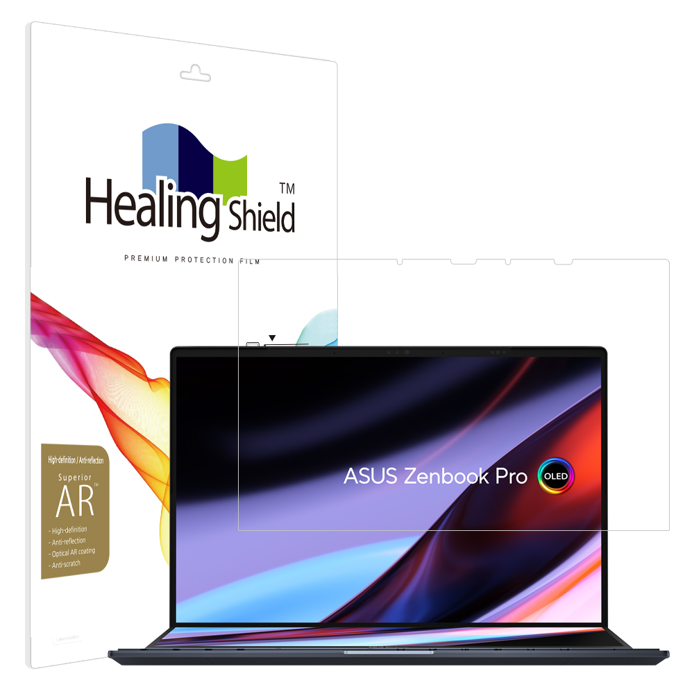 폰트리 힐링쉴드 ASUS 젠북 프로 듀오 UX8402 고화질 AR 액정보호필름_이미지