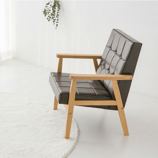 마켓비 BUGOK 가죽소파 1인용_이미지