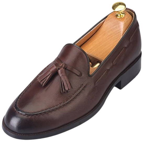 레디핏 우레탄창 방울 로퍼 수제화 RFS583 (다크브라운)