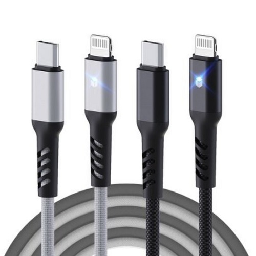시폰 LED 플렉시블 C to 라이트닝 8핀 케이블